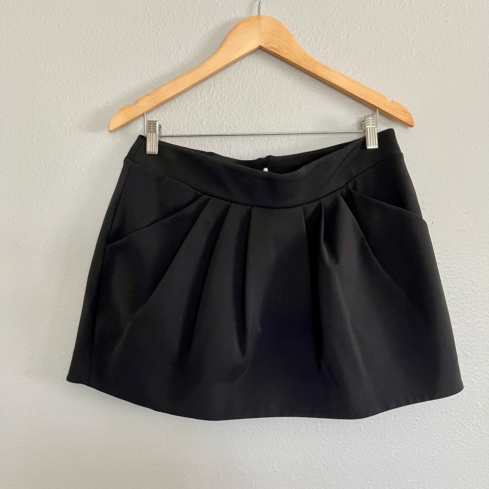 DIANE VON FURSTENBERG Black Mini Skirt amazing quality